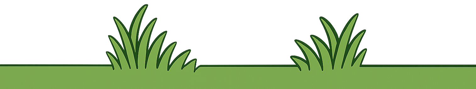 Cartoon grass field